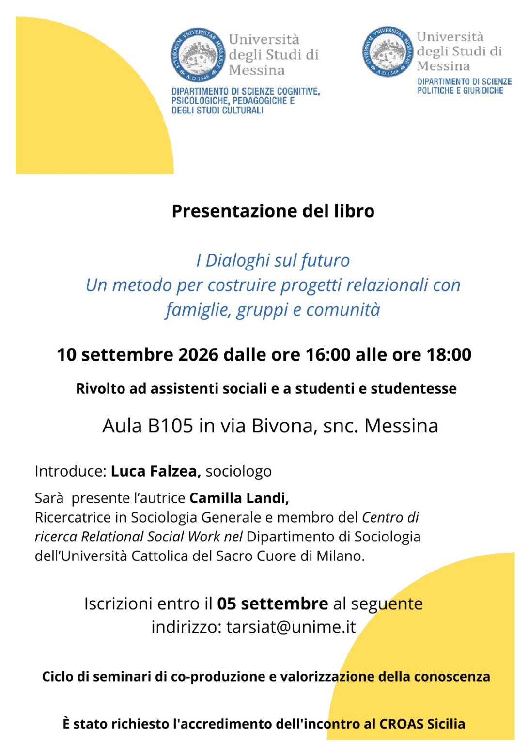 I Dialoghi sul futuro 10 09 2026